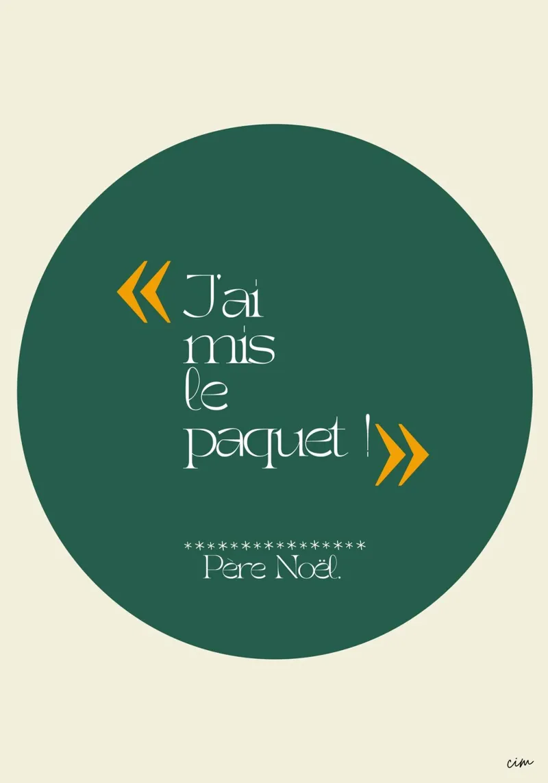 Message du Père Noël... plexiglass da cim_art