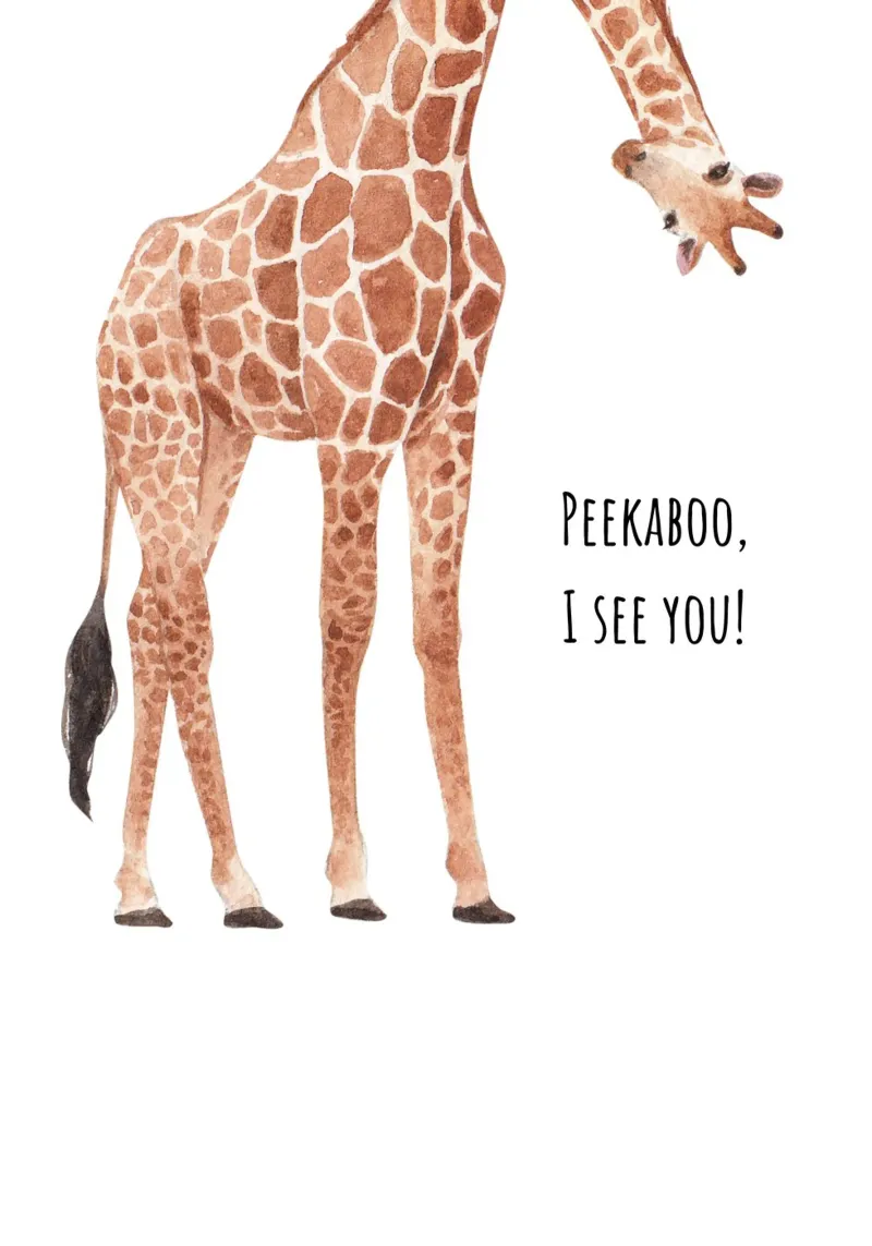 Peekaboo, ti vedo! pellicola backlit da Doodle Dreams Art