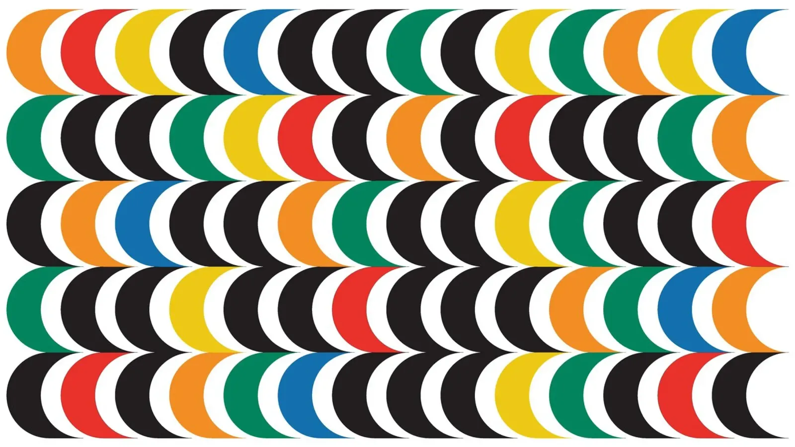 Medio círculo bauhaus horizontal hahnemühle de Family Bauhaus Art
