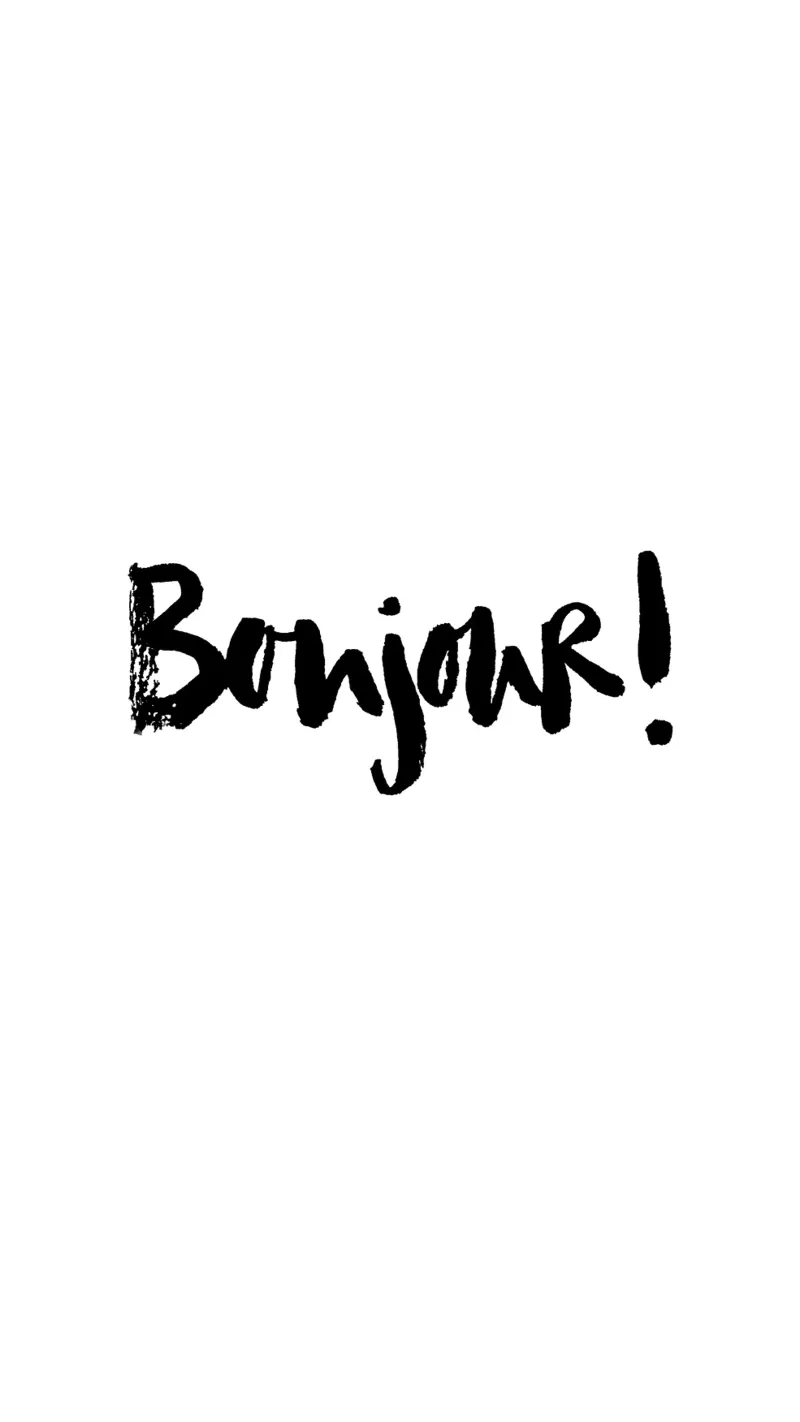 Bonjour pellicola backlit da Brushmeetspaper