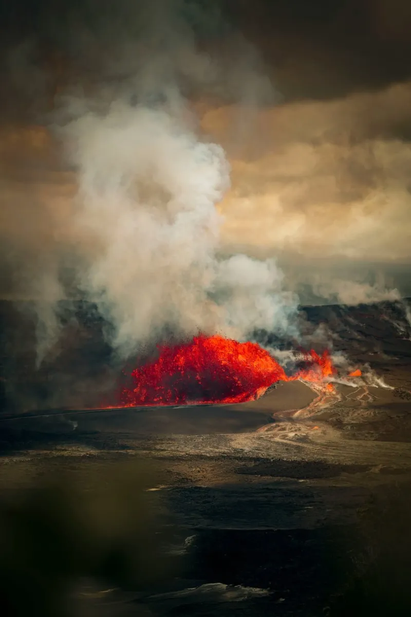 vulcano alluminio dibond da Earthly Visions