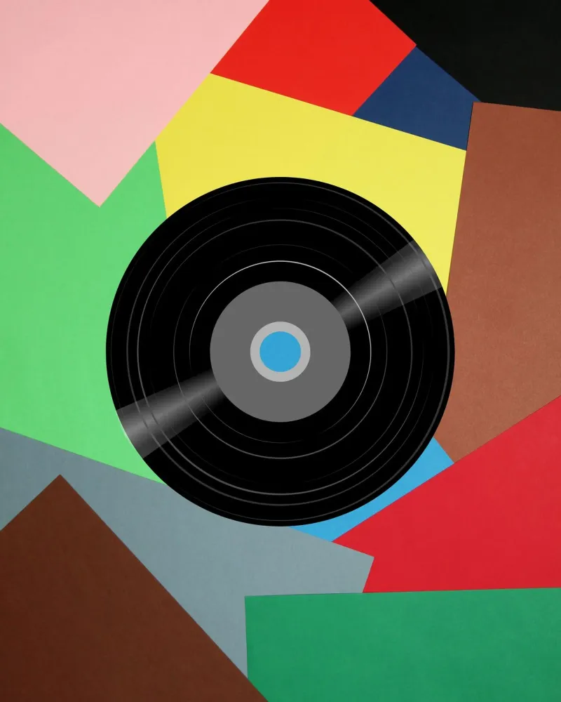 music plate on color shade pellicola backlit da Creaton
