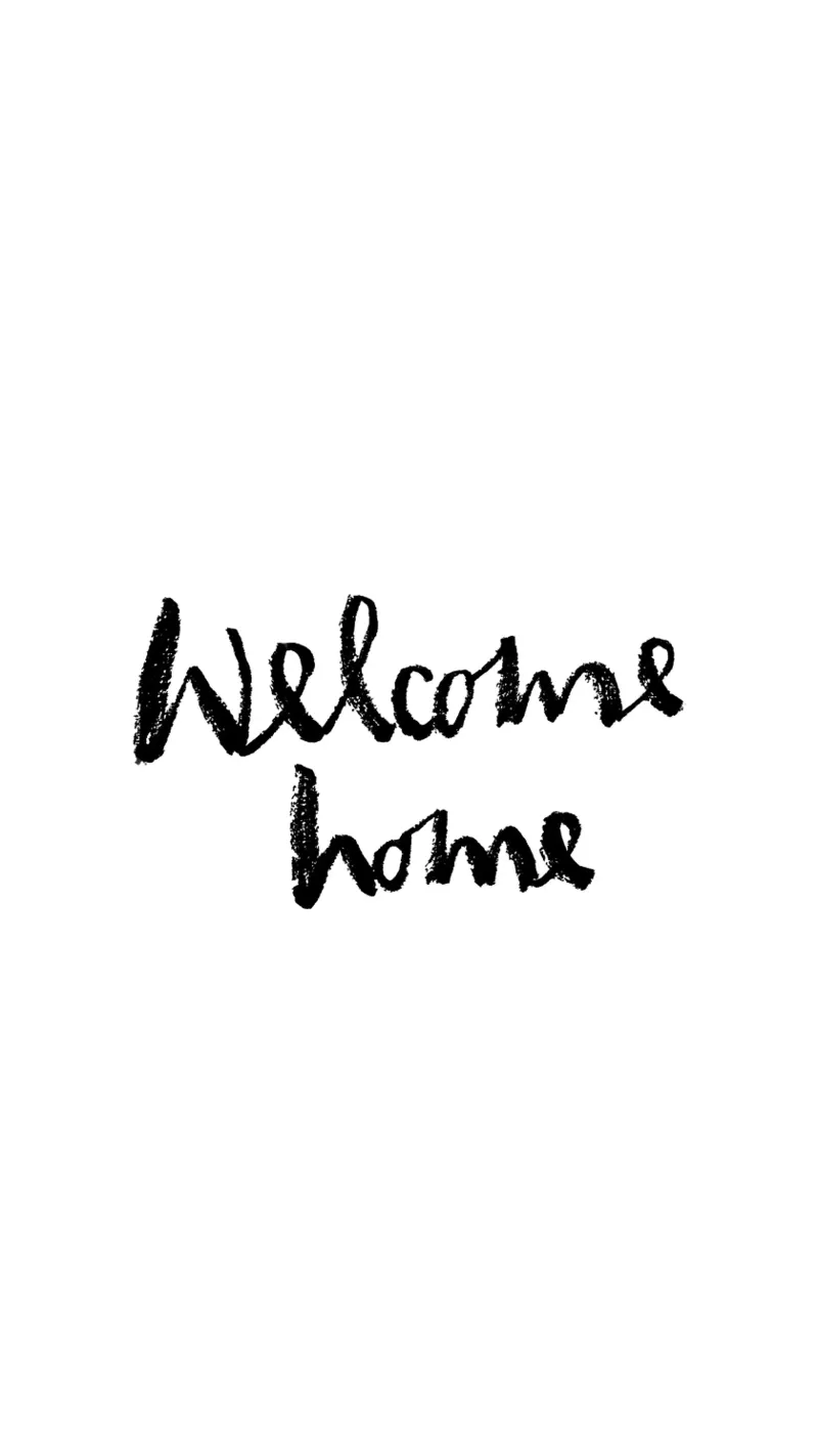 Welcome home pellicola backlit da Brushmeetspaper