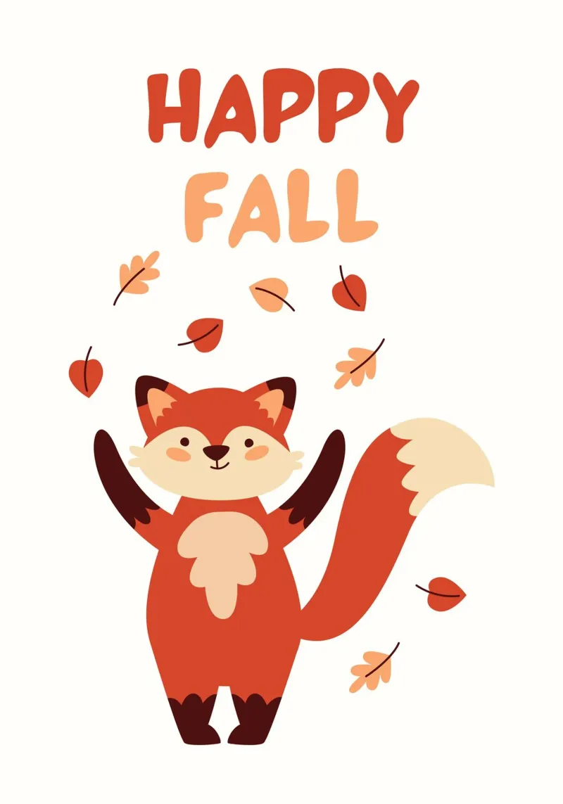 Happy Fall pellicola backlit da PinkCandyWalls