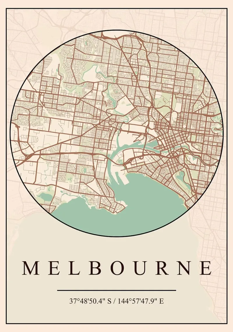 Melbourne pellicola backlit da mesa