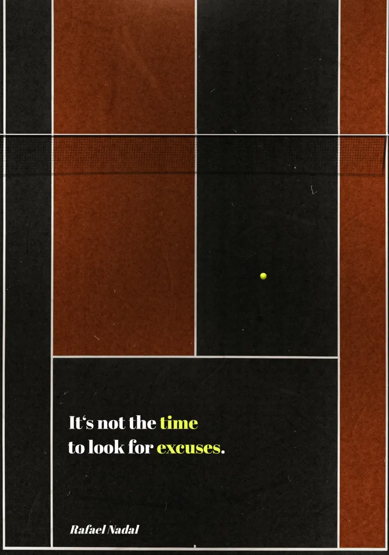 Rafael Nadal - Tennis poster con telaio in alluminio da athlete.art