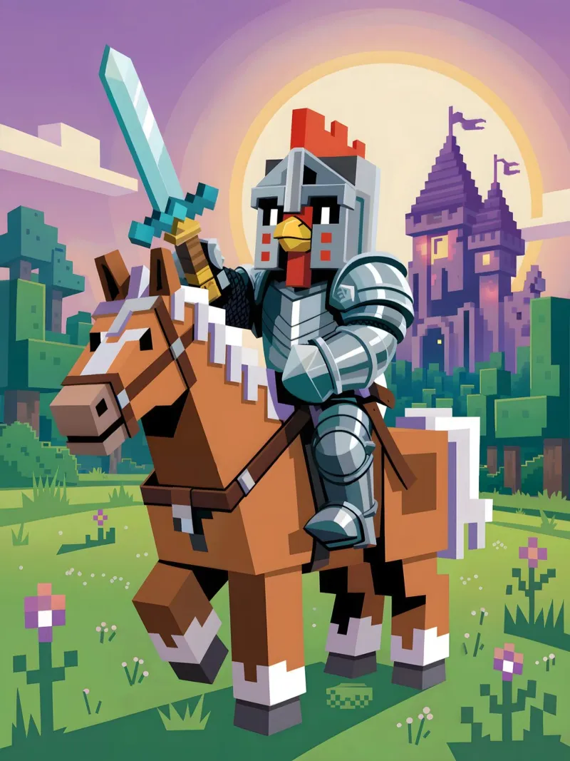 Minecraft carta hahnemühle da Fleur de Lys