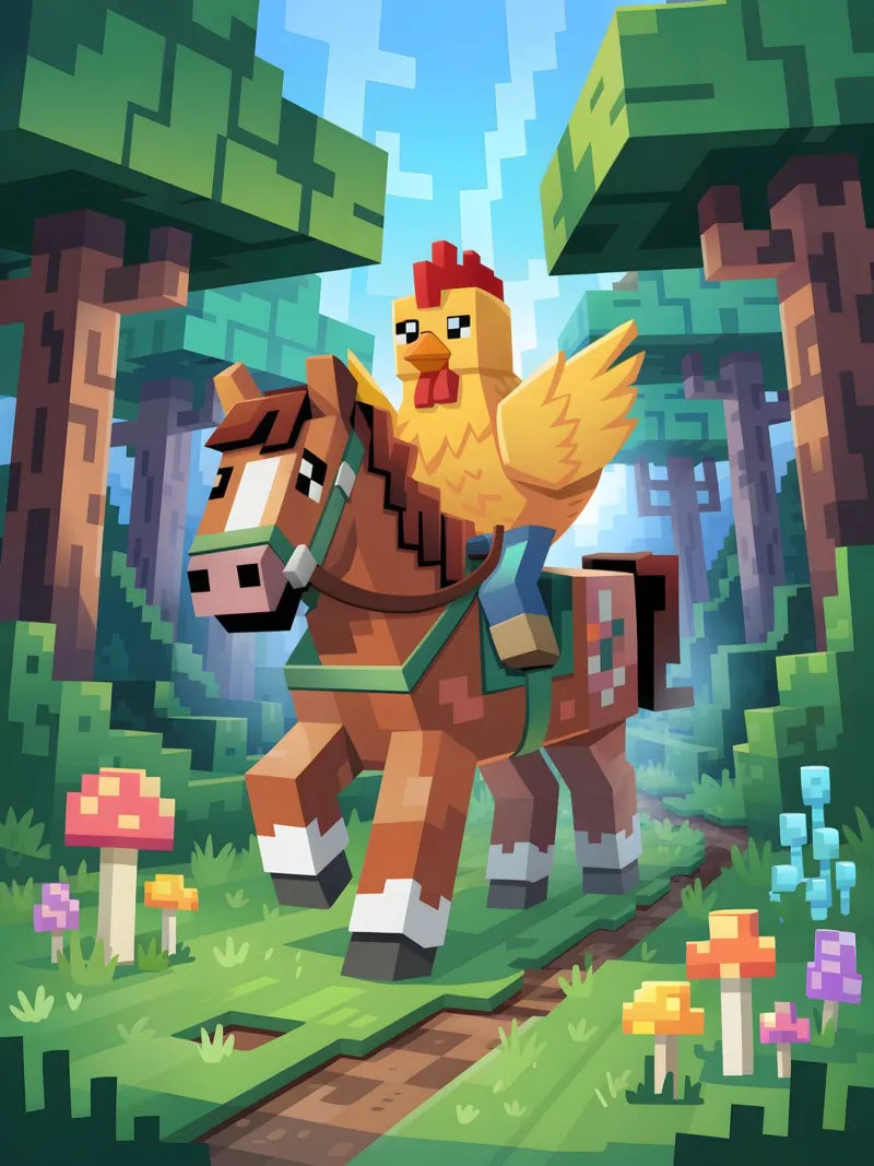 Minecraft carta hahnemühle da Voxel Visionaries