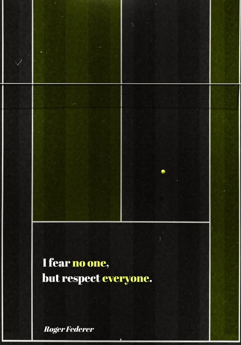 Roger Federer - Tennis poster da athlete.art