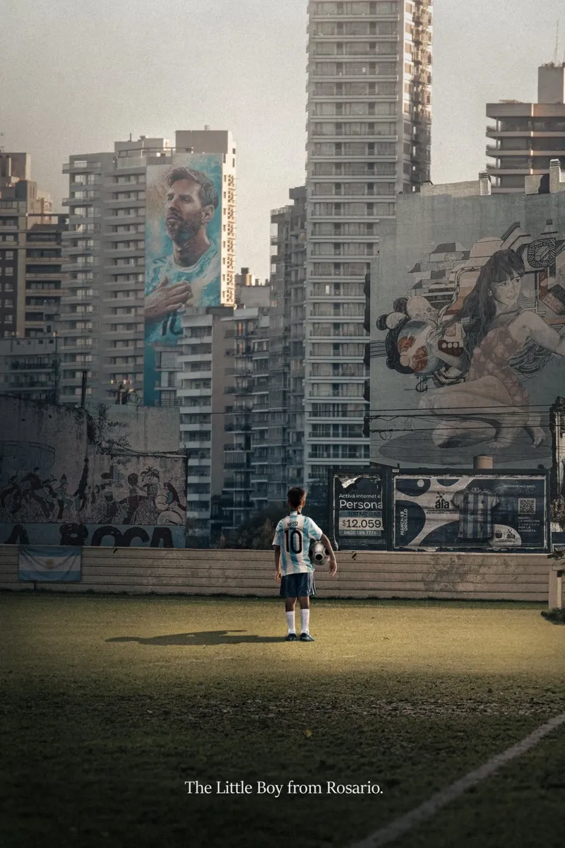 The little Boy from Rosario pellicola backlit da athlete.art