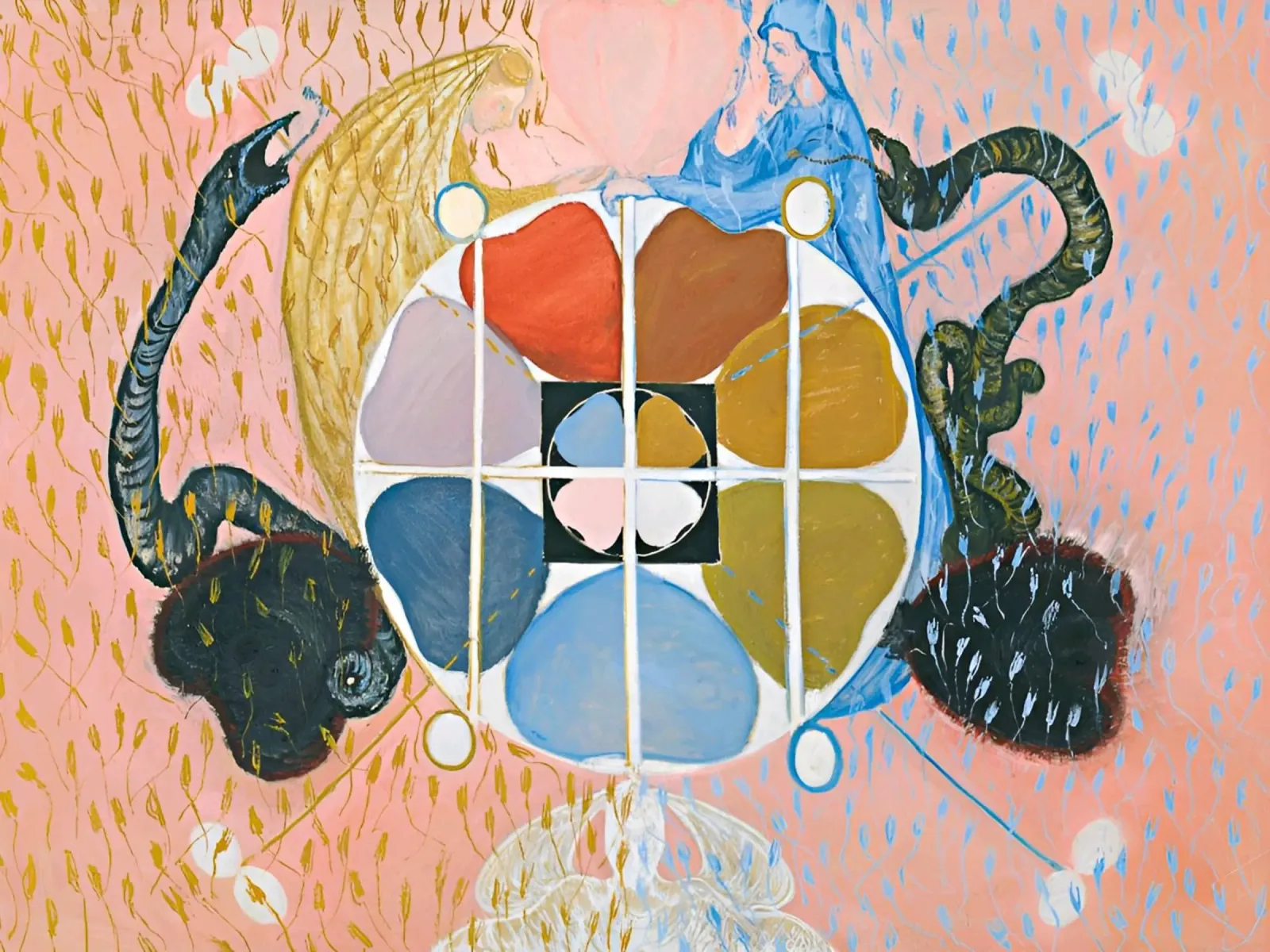 Hilma Af Klint - Evolution n° 12 Groupe VI hahnemühle de William Store