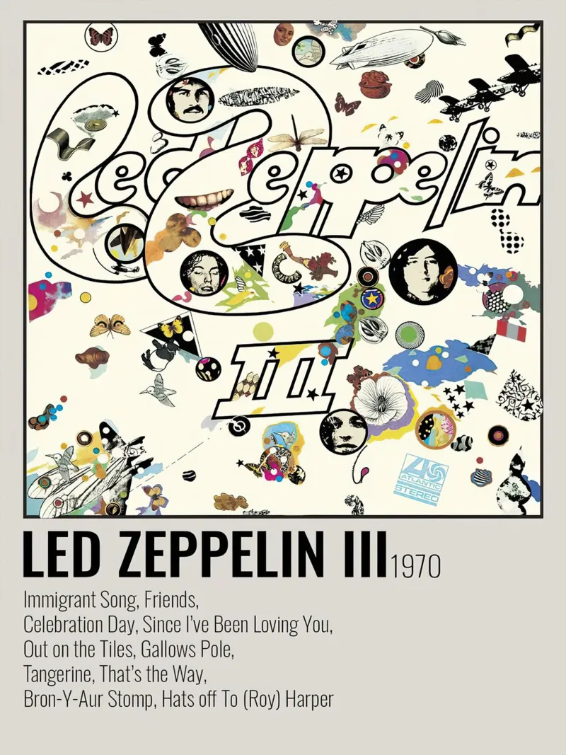Led Zeppelin III plexiglass da Raptor Metafora