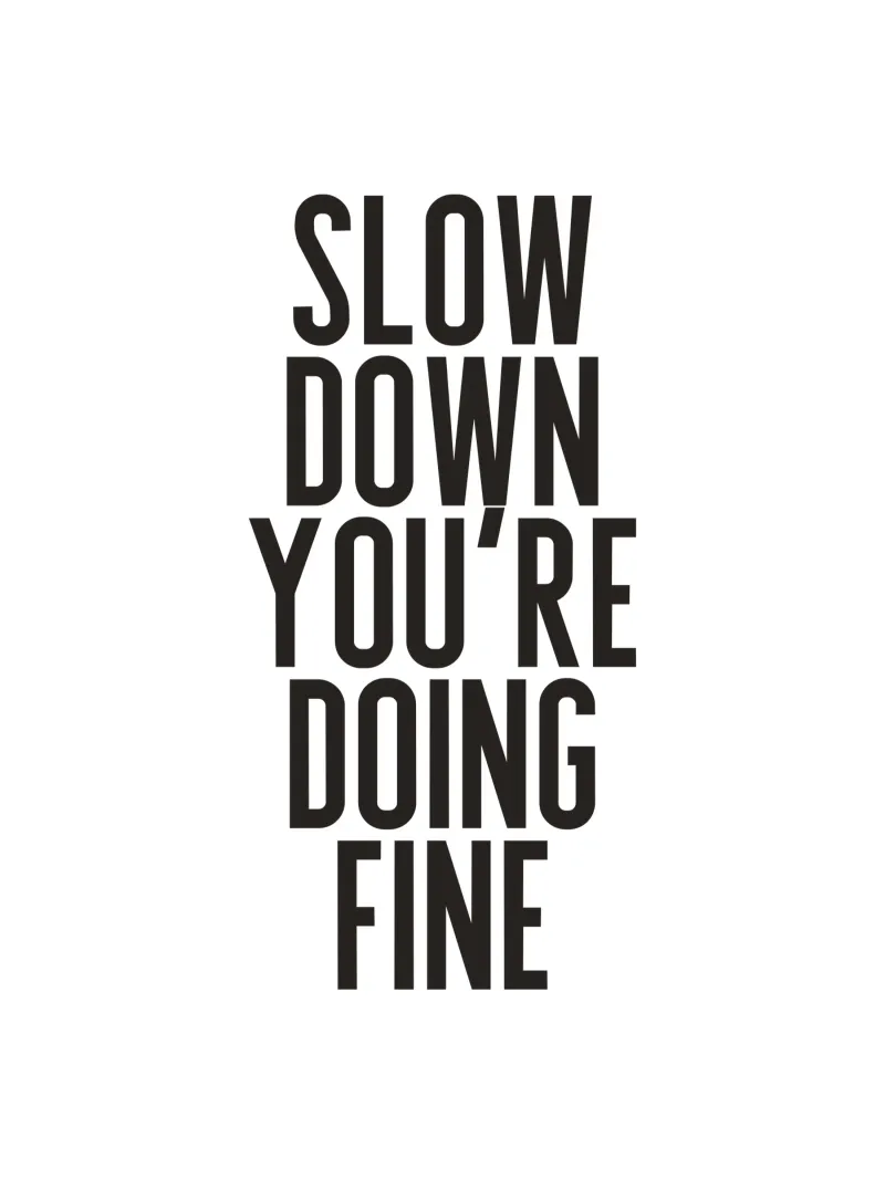 Slow Down carta hahnemühle da PurePeachStudio