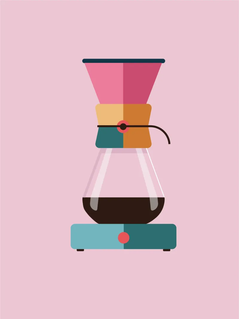 Chemex – Design trifft Kaffee pellicola backlit da DARIA IVANOVNA