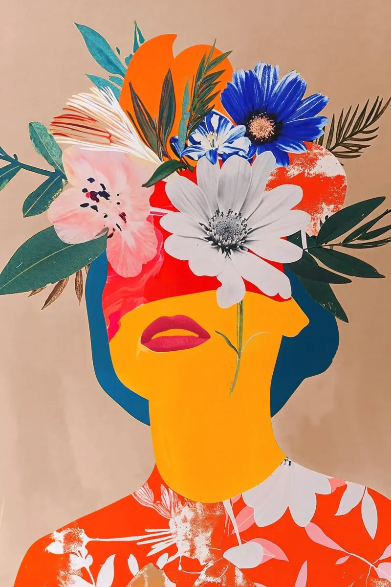 Flower Expression carta hahnemühle da La Collagerie