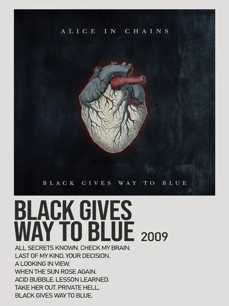 Alice In Chains Black Gives Way To Blue pellicola backlit da Roronoa7