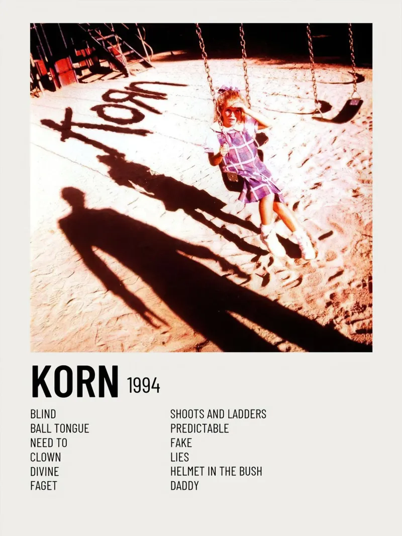 Korn 1994 pellicola backlit da Raptor Metafora