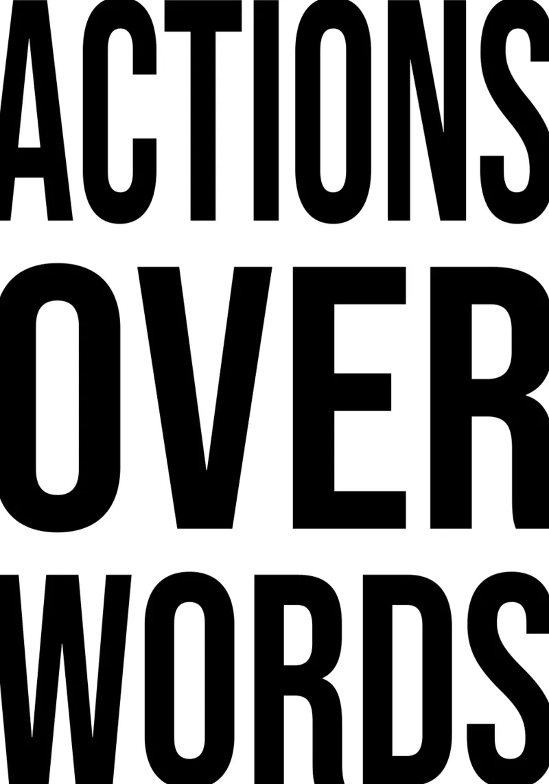OVER Series- bold letters, brave values (5 colors) tela da OVER SERIES