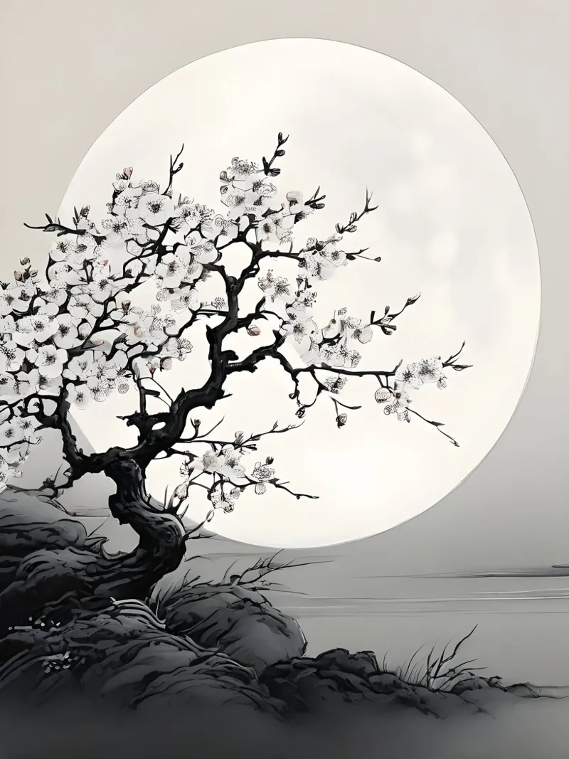 Serenità al chiaro di luna alluminio dibond da Artistic-shop