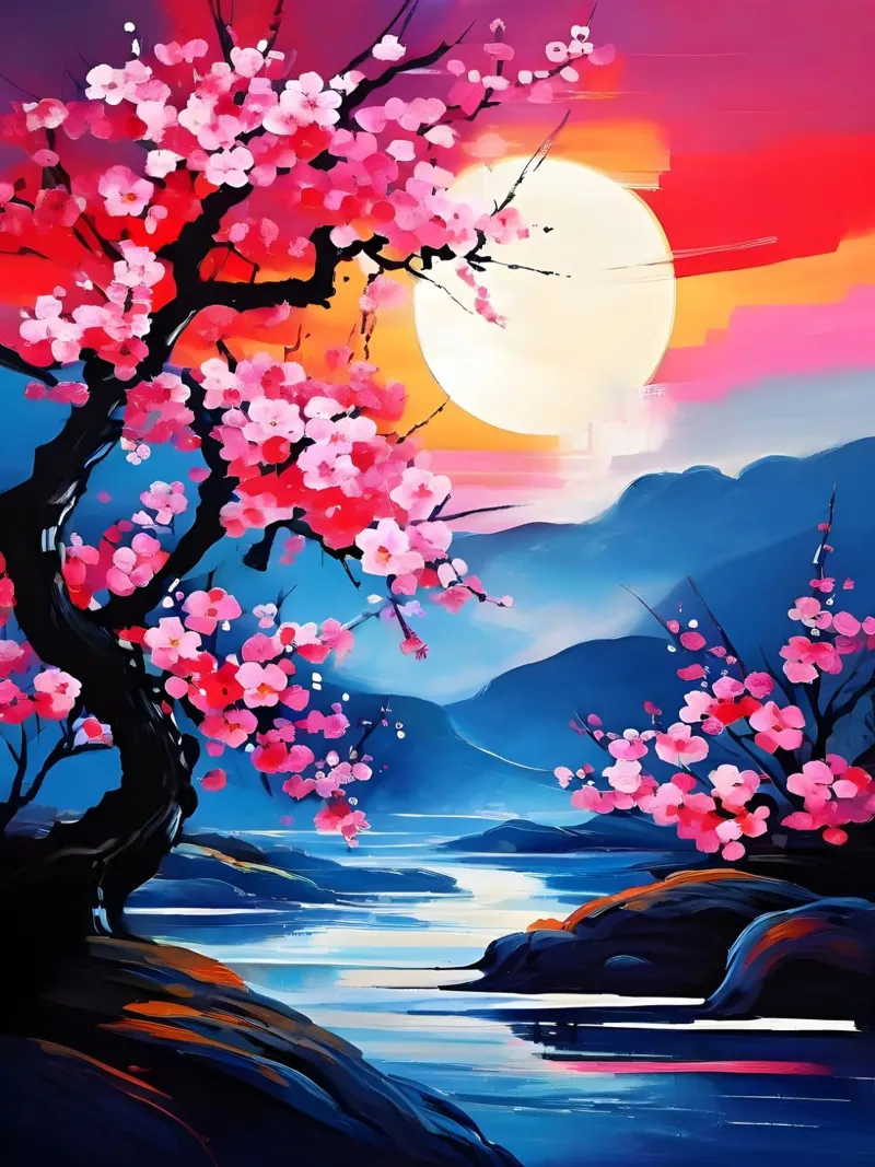 Sakura Serenity alluminio dibond da Artistic-shop