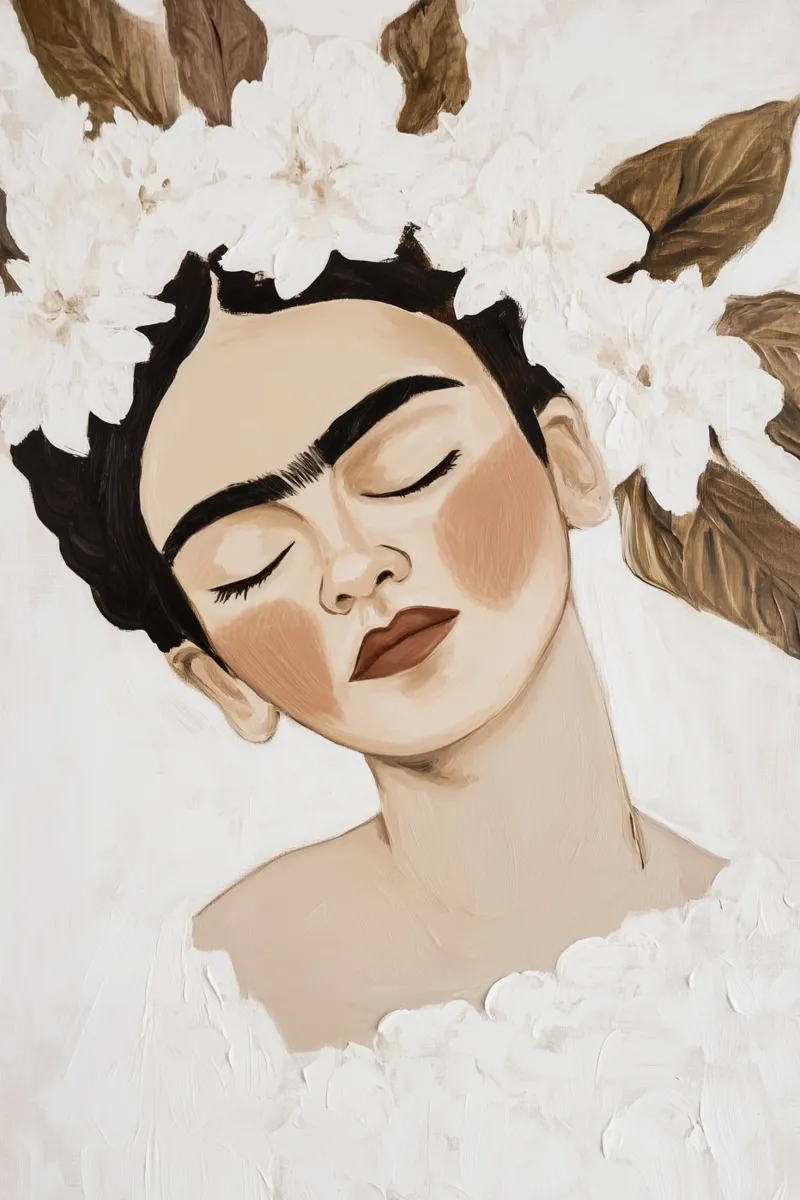 Incantevole delicatezza di Frida Kahlo pellicola backlit da Carinaprint