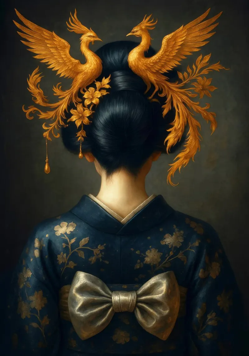 Geisha pellicola backlit da Elegant Absurd