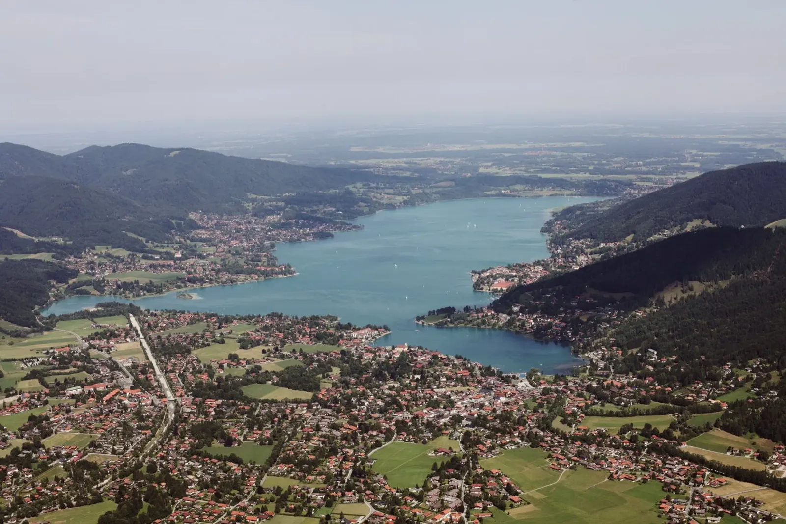 Tegernsee, Baviera pellicola backlit da Simon Koy