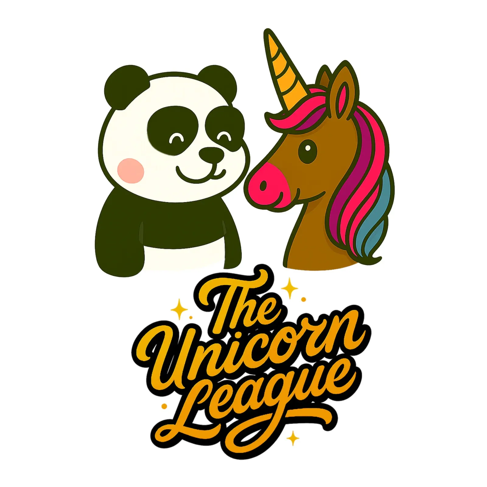 THE UNICORN LEAGUE - The Panda pellicola backlit da Vintage Van Gogh