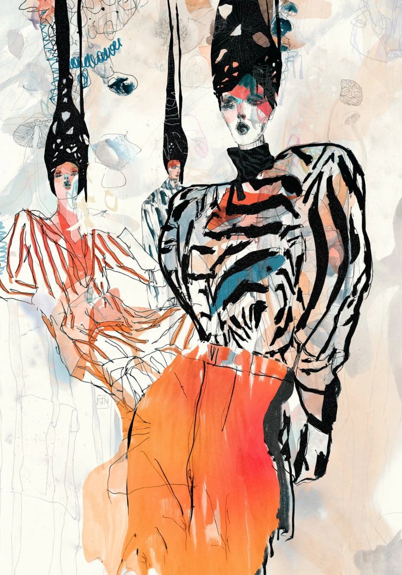peach deeper poster by k i m