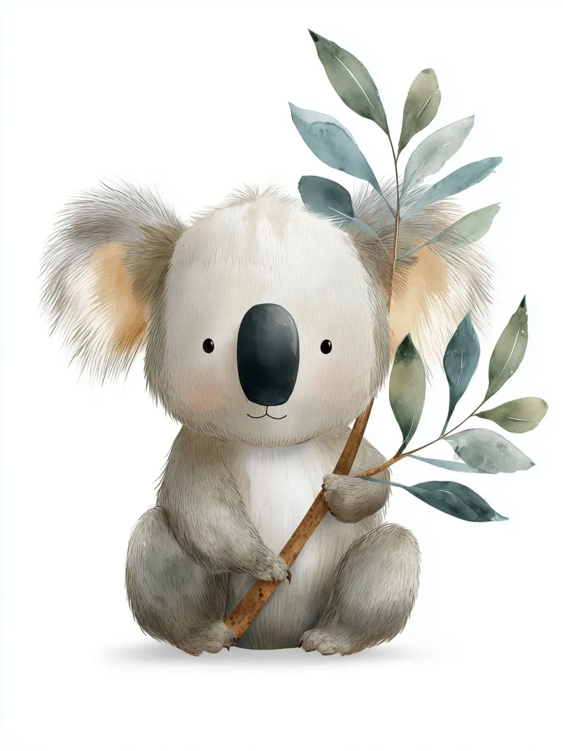 Poster di un simpatico koala plexiglass da Kid’s Dream