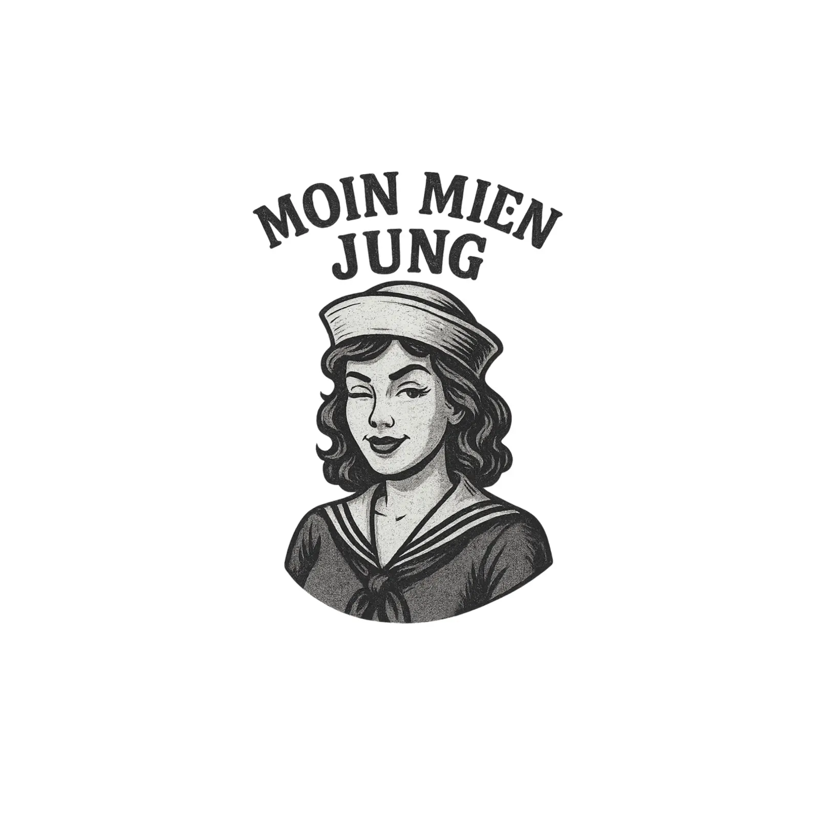 Moin mien Jung - Marinaio sfrontato in un look marittimo retrò pannello forex da Fies&Fein