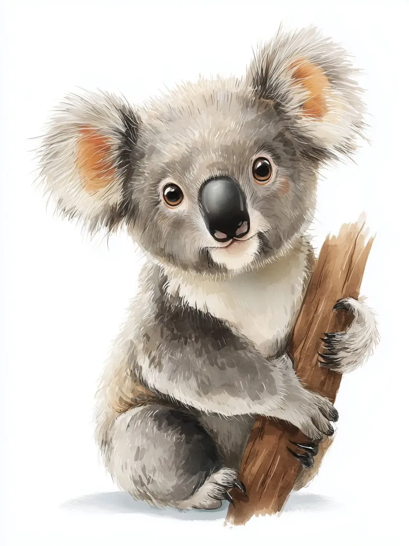 Poster di un simpatico koala plexiglass da Kid’s Dream