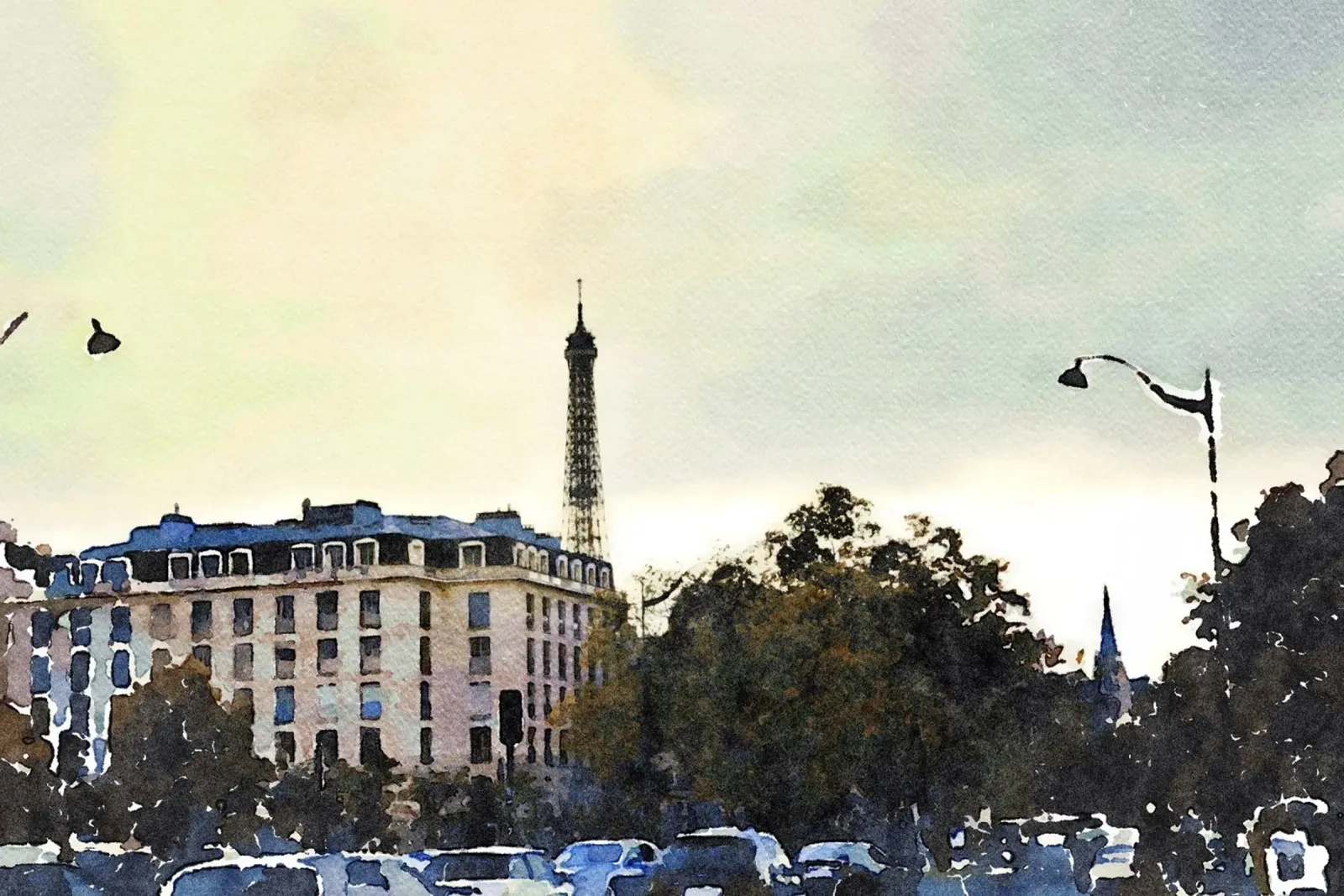 Parigi pellicola backlit da Massimo Frascogna