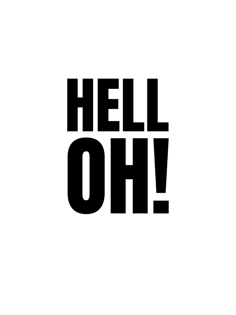 HELL OH! plexiglass da RB-Quotes
