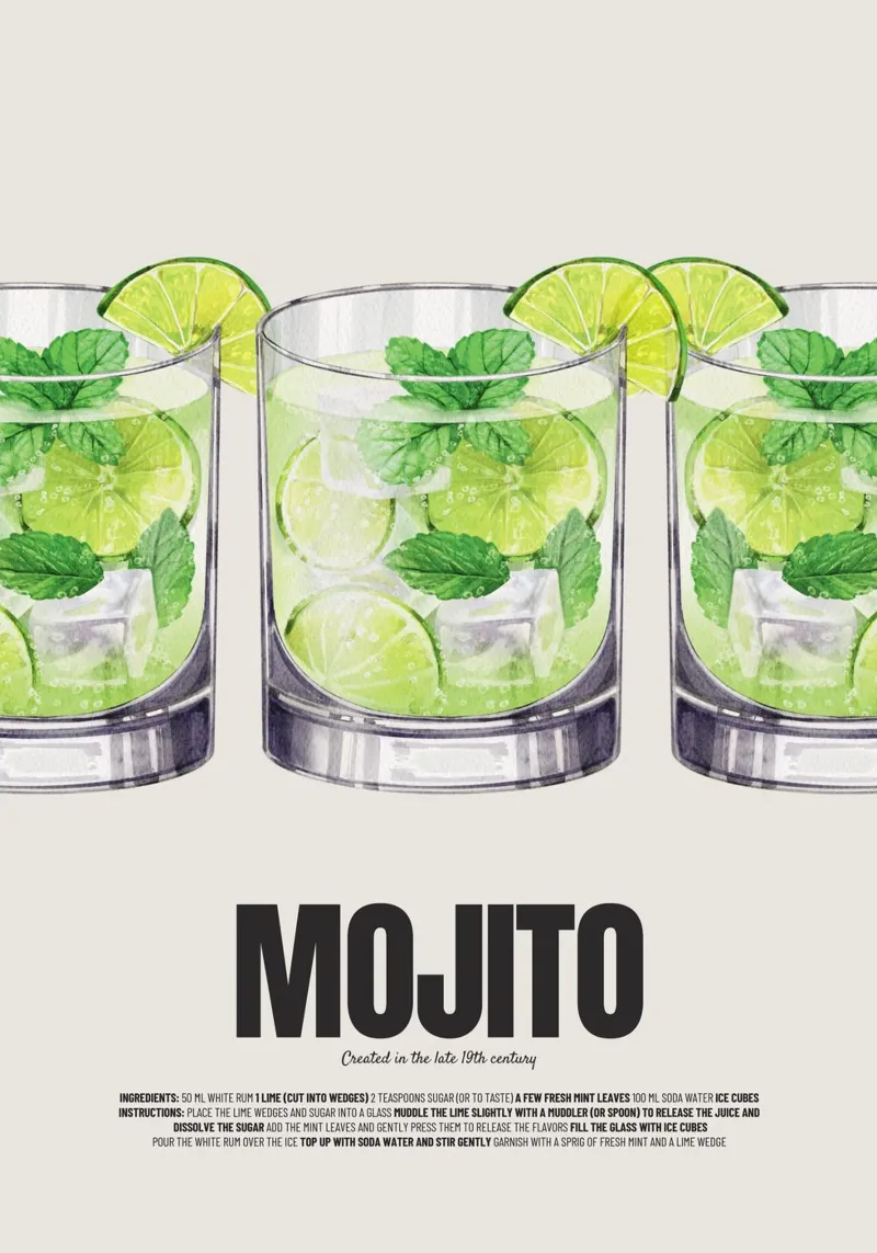 Mojito carta hahnemühle da PurePeachStudio