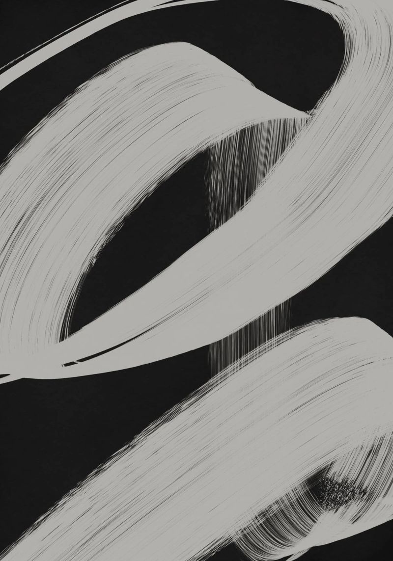 Gray Strokes No 2 Poster von treechild