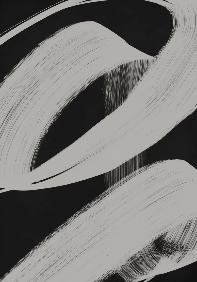 Gray Strokes No 2 poster da treechild