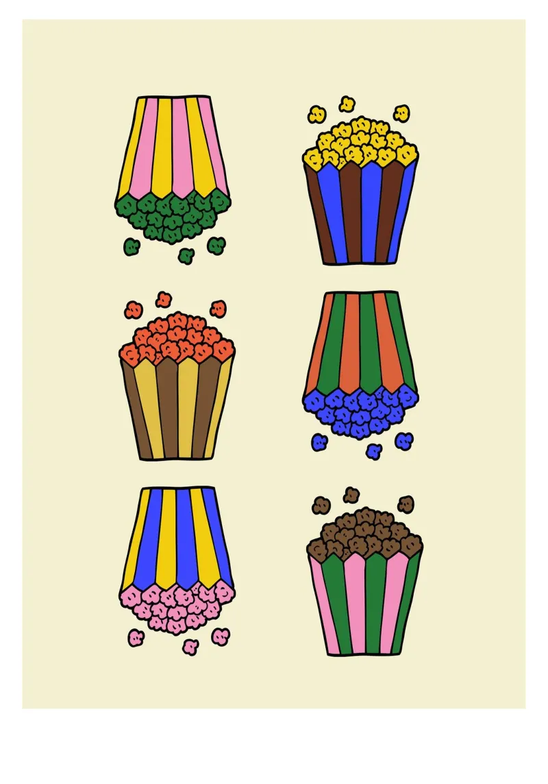 Popcorn plexiglass da PurePeachStudio