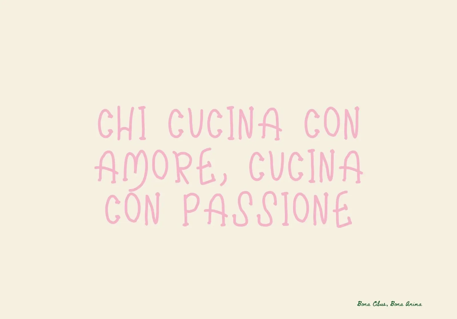 Chi Cucina Con Amore, Cucina Con Passione plexiglass da PurePeachStudio