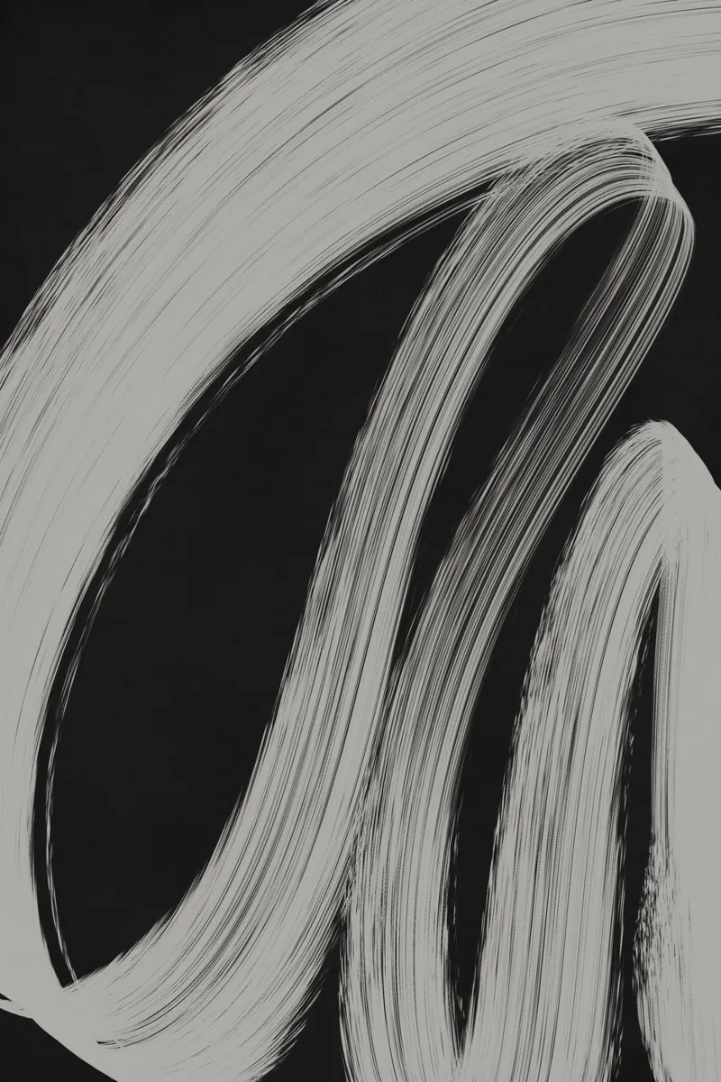 Gray Strokes No 3 poster da treechild