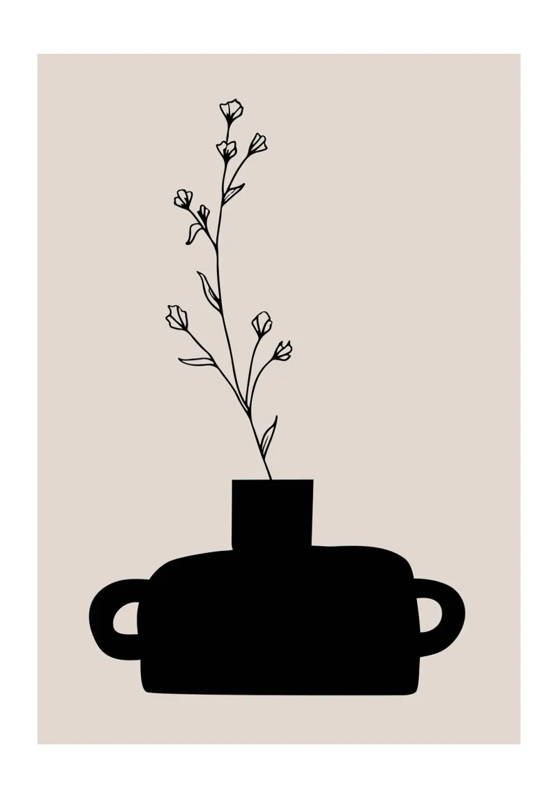 Vase No. 1 carta hahnemühle da PurePeachStudio