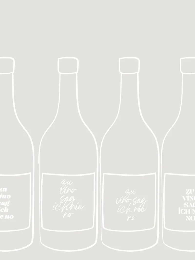 Zu Vino Sag Ich Nie No carta hahnemühle da PurePeachStudio