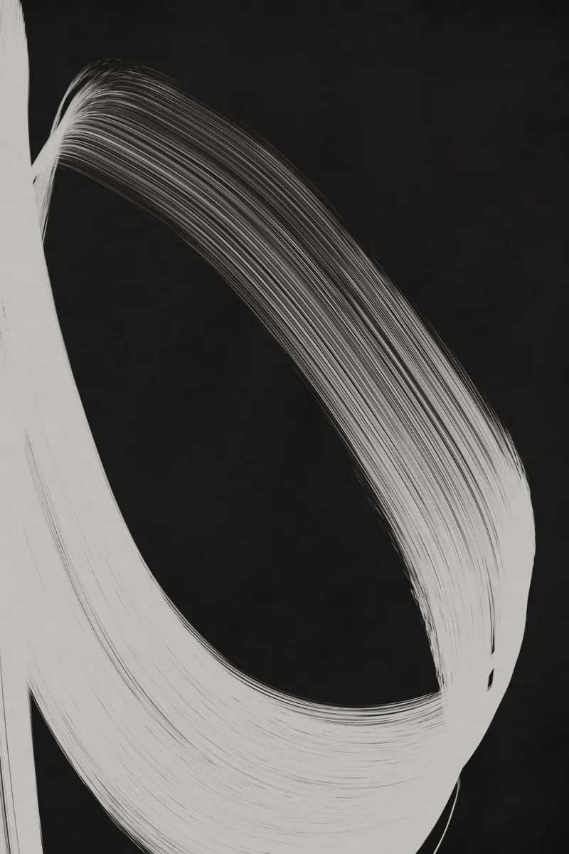 Gray Strokes No 4 carta hahnemühle da treechild