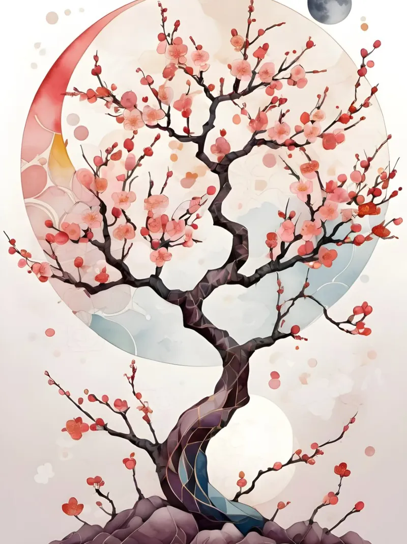 Blossoming Serenity pellicola backlit da Artistic-shop