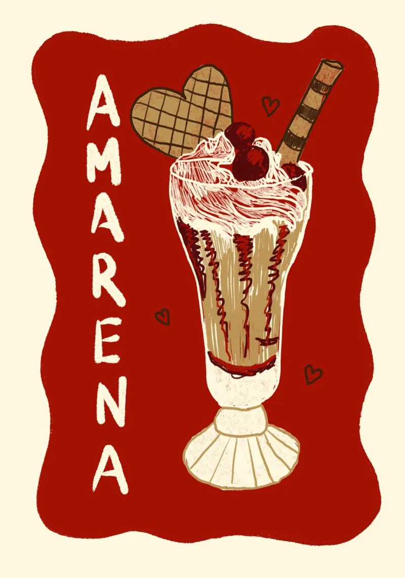Amarena pellicola backlit da Studio Dolci