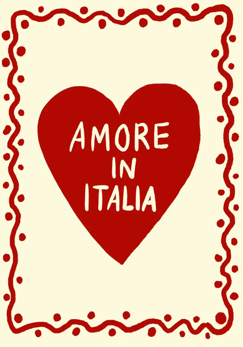 Amore in Italia pellicola backlit da Studio Dolci