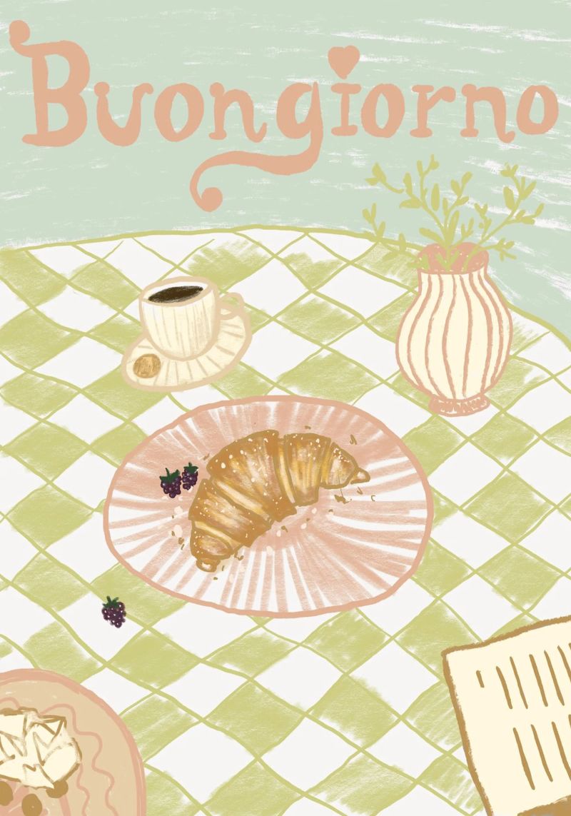 Buongiorno Poster von Studio Dolci
