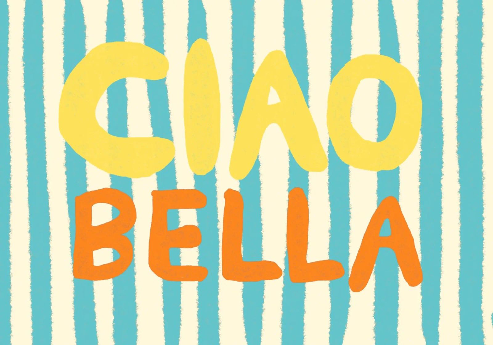 Ciao Bella Hellblau II pellicola backlit da Studio Dolci