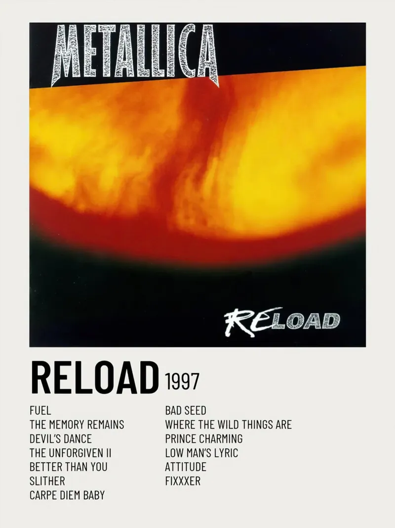 Metallica Reload pellicola backlit da Roronoa7