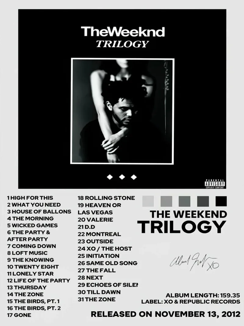 The Weeknd Trilogy pellicola backlit da Roronoa7